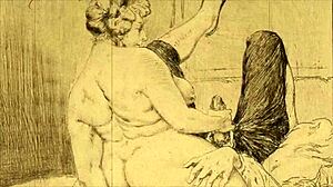 Vintage cartoon drawings from retro anime collection