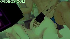 TV woman uses tight bikini for fun in toilet