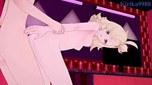 Piper Wheel 和 Grace Howard 在 Zenless Zone Zero 里激烈内射性爱，大奶晃动