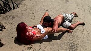 Wild Hardcore Sex With a Couple on a Mysterious Island.