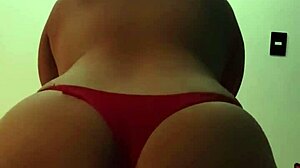 fat mexican latina tests lingerie with friend in hotel