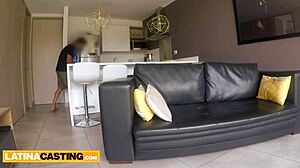 Latina Lingerie Babe's Tight Pussy POUNDED by Huge Cock