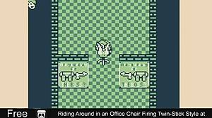 Riding Around In An Office Chair Firing Twin-Stick Style At Targets
