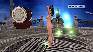 an animate cartoon 3d porn video of an indian teen 18+ girl giving sexy positions