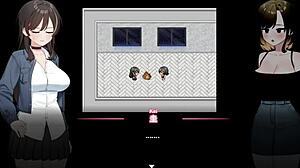 in save the subs magical levantia channel part 5, anime girls have lesbian sex with toys.