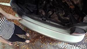 I suck cock in this naked competition game, feeling so excited.