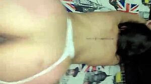 Latina Neighbor Fucked Doggystyle with Huge Ass and White Thong.