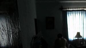 My cousin fucks me passionately while her parents are home.