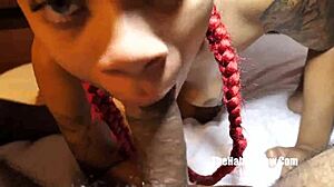 Ms freak nasty teen freaks on dick and swallows pussy.