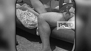 couple plays whore and client fantasy with ass licking