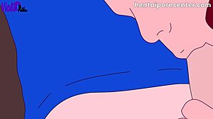 2D Gay Cartoon Stud Gets Blowjob and Fucked Hard in Action