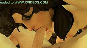 I love this true facial in hentai game