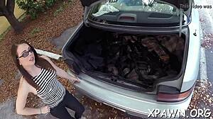 I suck cock in this naked competition game, feeling so excited.