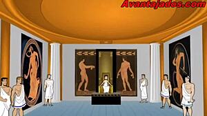 Brazilian gay cartoon with well-hung gods in action 😏