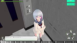 Loop train h-game elevator scene