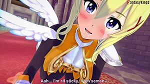 Lalatina Darkness giving epic suck and tit job POV