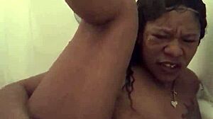 Horny Group Plays With Dildo In Shower