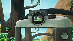 check out sapphire safari's futanari photoshoot on the island