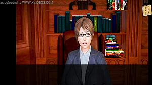 in my new family, the anime characters have big tits and ass for sex scenes