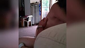 i ride boyfriend's cock on sofa