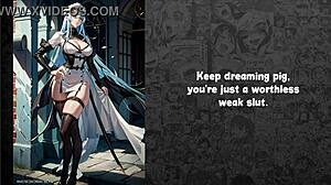 Faygrey previews the prisoner of general esdeath, a choice based joi into submission, joi cei cbt degradation humiliation sissification domination