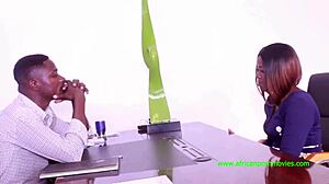 Naughty Secretary Engages In Bisexual Orgy At Work