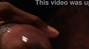 Hairy BBC solo: Hallelujah Johnson masturbating his monster cock close-up 😍 part 2