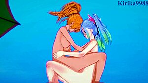 excellen browning and az sainklaus and nine and chitose kisaragi intense futanari sex - super robot wars impact & 30 & v hentai