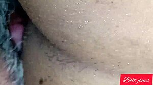 Asian Woman Squirts While Kissing African Man