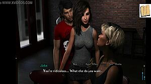 Layla in Intertwined 12 becomes John's girlfriend and loves the monster cock