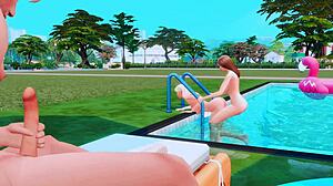 young wife cheats on her husband cuckold with futanari girlfriend sims 4 anime hentai sfm