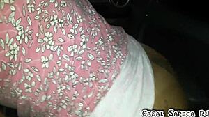 i'm sucking my friend while he drives, windows open, showing off on nova iguaçu streets, husband filming from back seat, heading to sex hq, night of friend sex