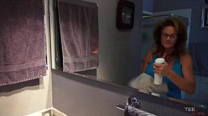 Deauxma Provides Shampoo And Blowjob While Showcasing Her Big Tits And Boobs In Detailed Scene