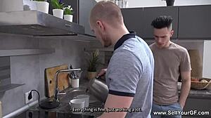 Eager teen Hanna Rey bangs a stranger for cash