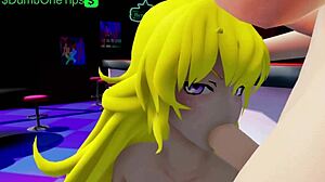 milf futanari fucks at the bar in rwby hentai night