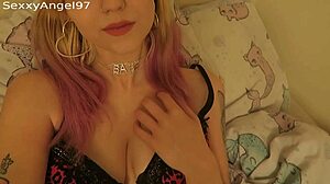 i got her to undress for my vip patreon memborship with big tits and masturbation