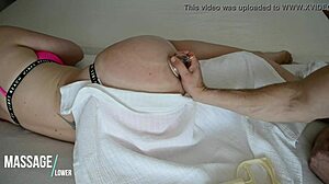 Want vacuum massage on european babe's big ass?