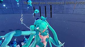 Blue k nights featuring cat fate cosplay in 3d vr180