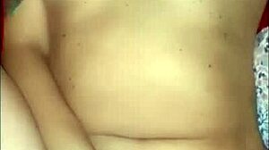 my latina girlfriend with big ass gets fucked hard by boyfriend in bedroom doggy style and creampied