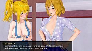 Milf tutor strips bikini for handjob and cumshot