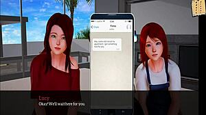 hey, in my new family cartoon, the redhead character explores new adventures.