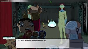 Intense hentai dating game in 18titans episode 56 where characters get jinxed again in wild scenes