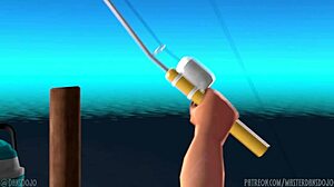 Look at the little mermaid getting erotic blowjob in aquatica!