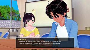 Milf tutor strips bikini for handjob and cumshot