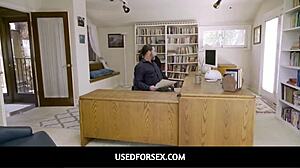 Latina Teen Feels Intense Pleasure During Law Firm Interview Fuck