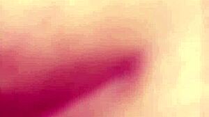 Playing with His Hard Cock Before Missing Him on Trip