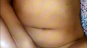 my latina girlfriend with big ass gets fucked hard by boyfriend in bedroom doggy style and creampied