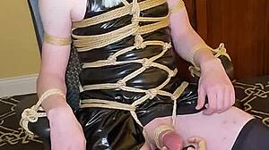 Kiki and devi feel the intense emotions of chair bondage together