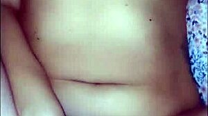 my latina girlfriend with big ass gets fucked hard by boyfriend in bedroom doggy style and creampied