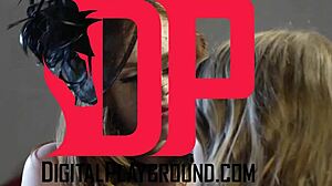 Michael Vegas fucks Joanna Angel's ass roughly in outdoor camping scene